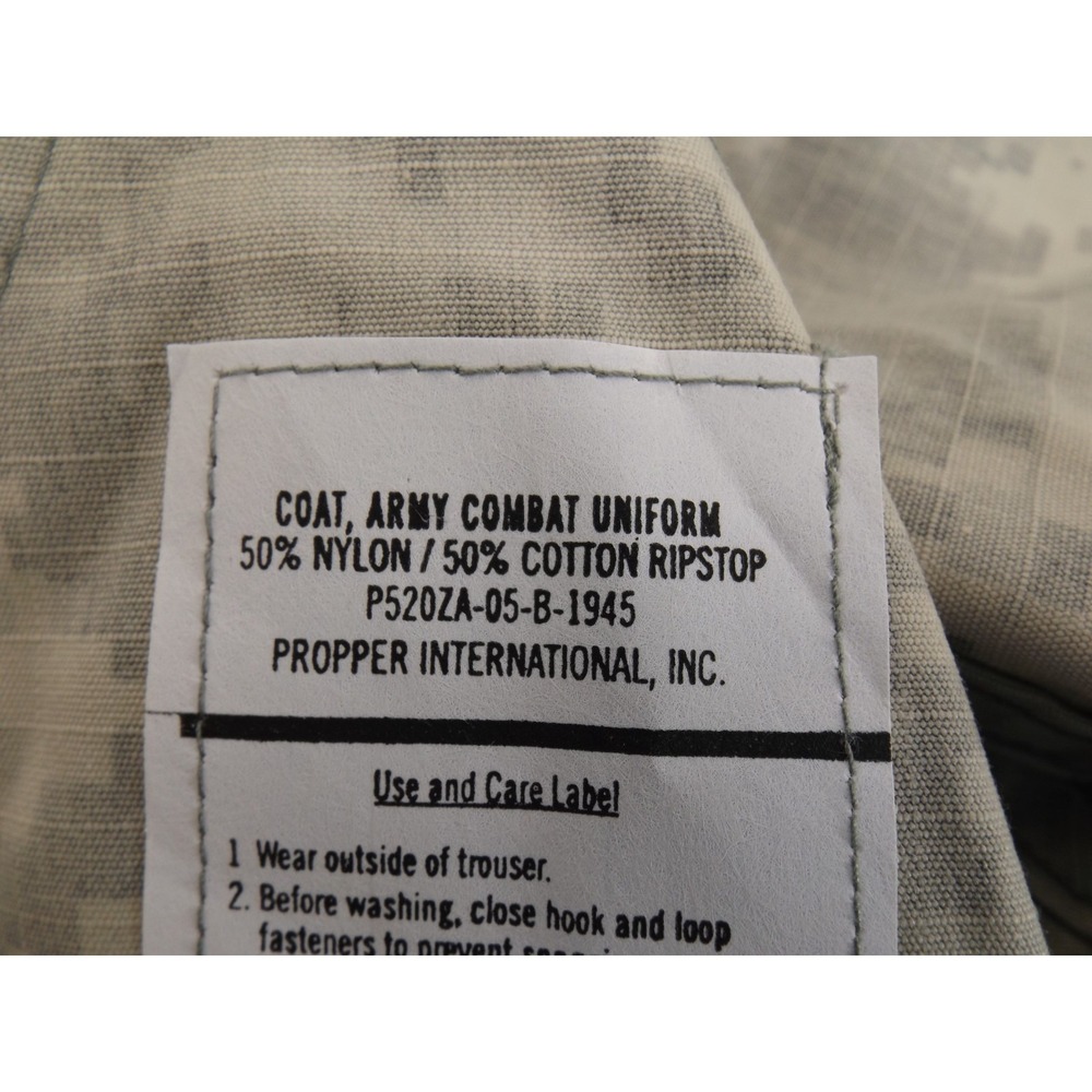 Propper Army Combat Uniform Coat - Ripstop Nylon - *NEW* - size MED - X-short - Picture 11 of 12